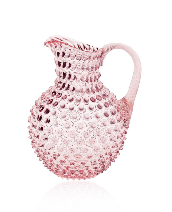 Anna von Lipa Hobnail Krug Karaffe Böhmisches Glas