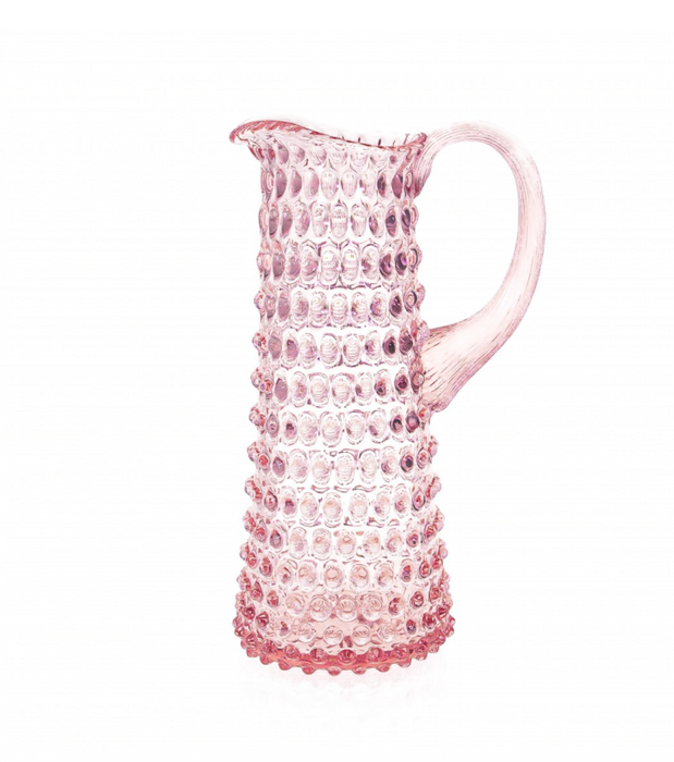 Anna von Lipa Hobnail Krug Karaffe Böhmisches Glas