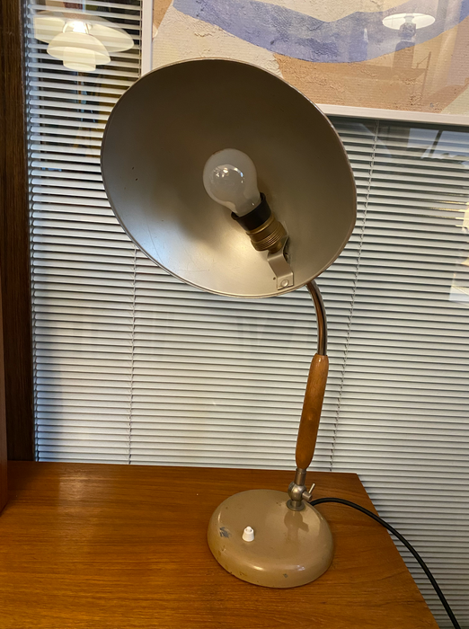 Vintage table lamp beige BAG Turgi Sigfried Giedon 30s