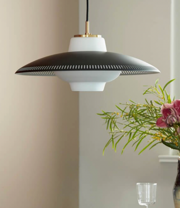 Warm Nordic Opal Shade Pendant Light