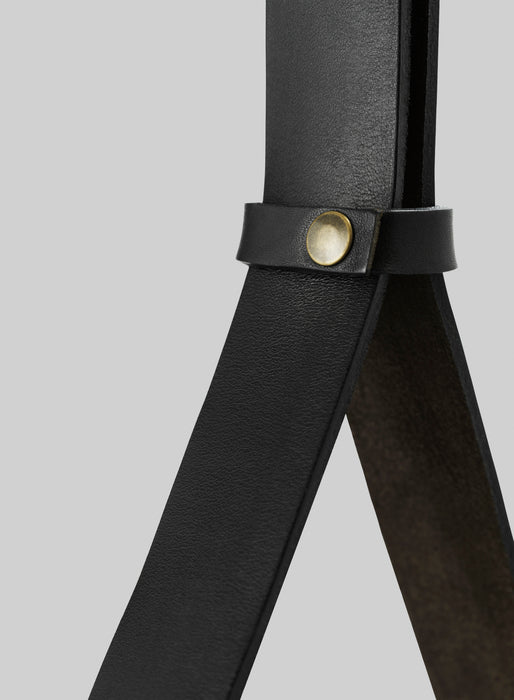 Mirror round leather CIRCULAIRE J. Adnet Gubi