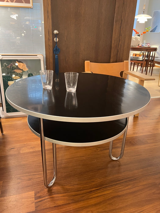 Vintage loop table steel tube Mauser Werke Bauhaus era
