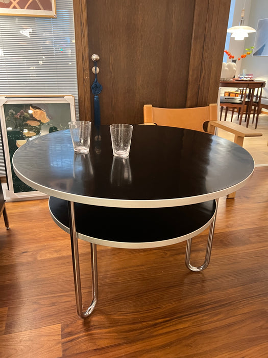 Vintage loop table steel tube Mauser Werke Bauhaus era