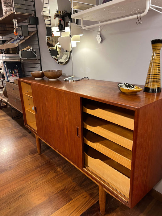 Vintage sideboard teak oak Børge Mogensen for Søborg furniture factory Denmark 60s 