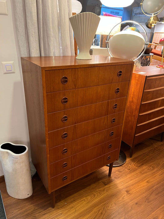 Vintage large chest of drawers Denmark 60s