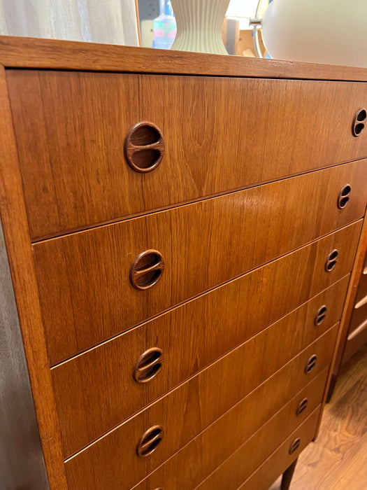 Vintage large chest of drawers Denmark 60s