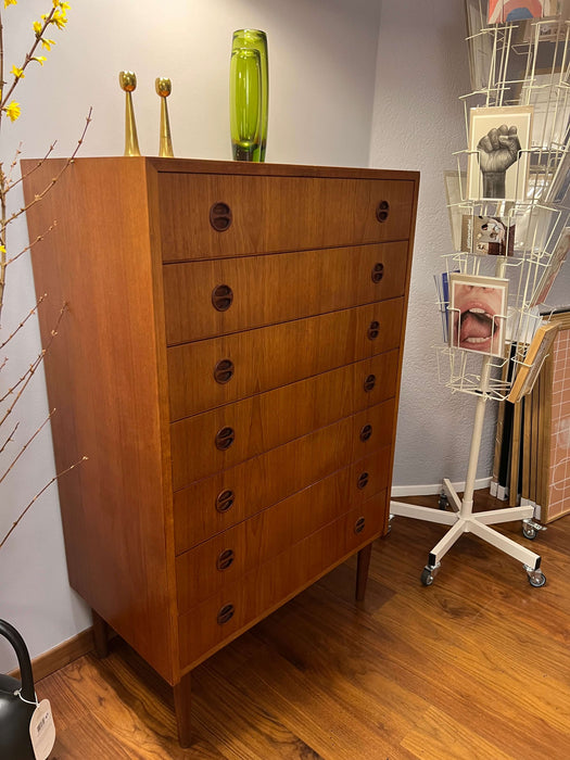Vintage large chest of drawers Denmark 60s