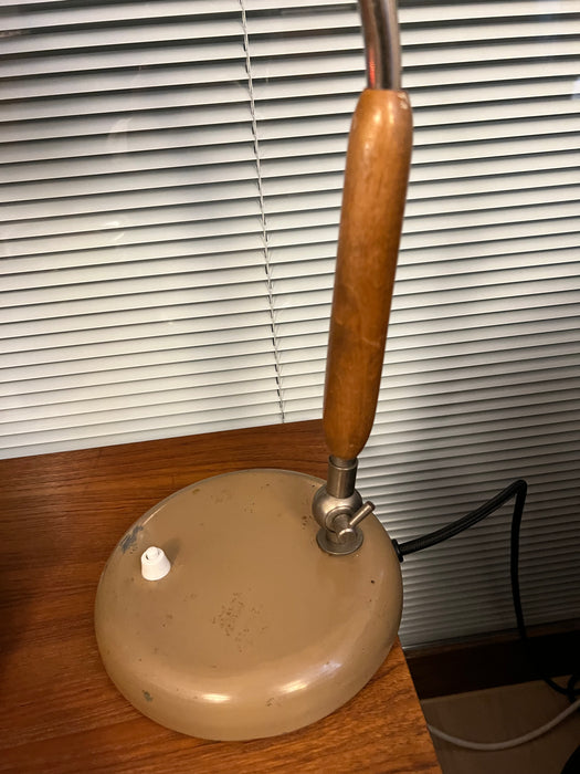 Vintage table lamp beige BAG Turgi Sigfried Giedon 30s