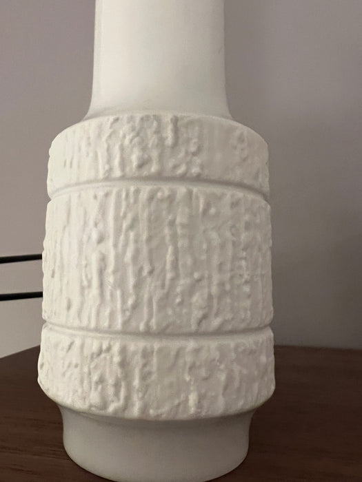 Vintage Porzellan Vase weiss 60er Jahre Thomas