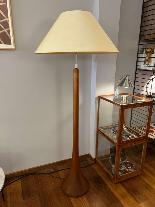 Vintage Teak Stehlampe Floorlamp by Dyrlund Denmark 1960