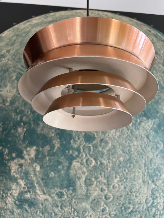 Vintage pendant lamp Trava by Carl Thore for Granhaga Metallindustri, Sweden 1970