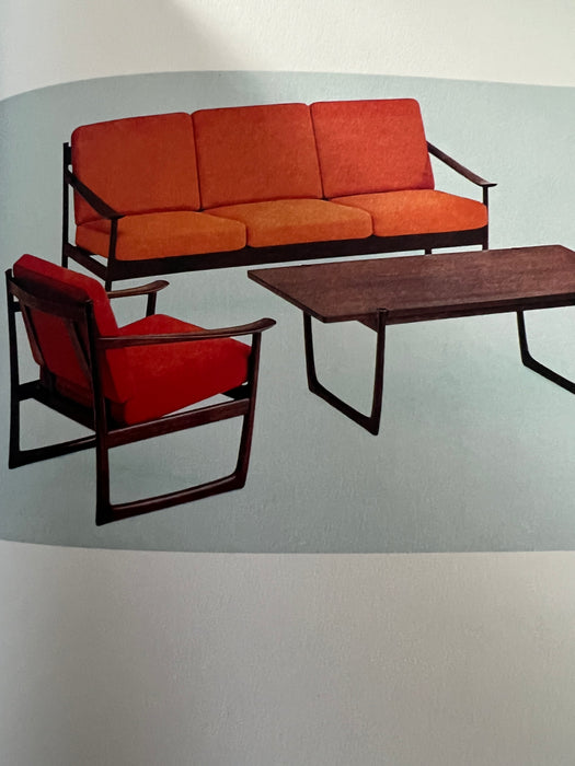 Vintage mid-century teak sofa by Peter Hvidt for France &amp; Søn