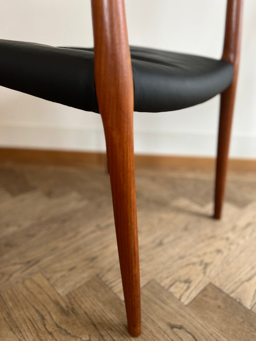 Vintage set of 4 chairs Niels O. Møller for JL Møller Teak Denmark 60s