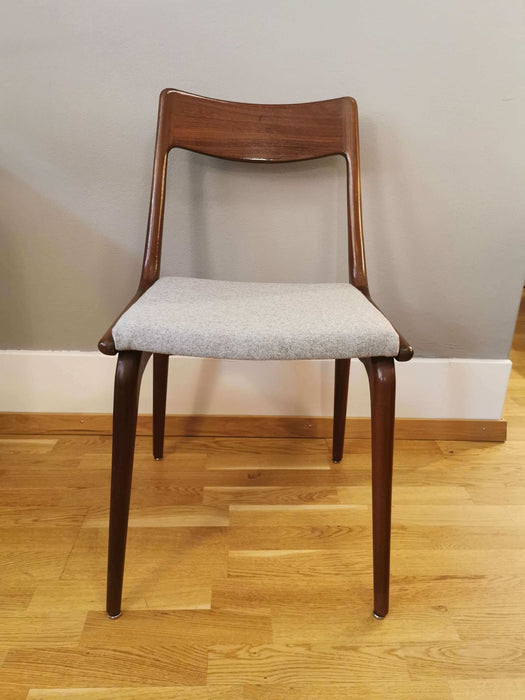 Vintage Boomerang 6-er Set Chairs Teak Alfred Christensen für Slagelse
