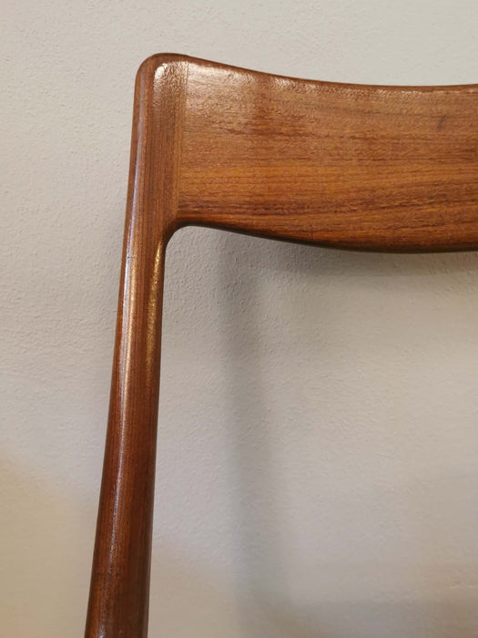 Vintage Boomerang Set of 4 Chairs Teak Alfred Christensen for Slagelse