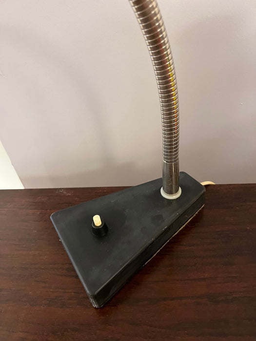 Vintage table lamp 60s/70s gooseneck red