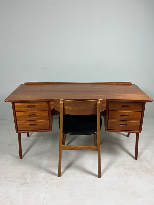 Vintage Schreibtisch Teak Svend Aage Madsen 60er