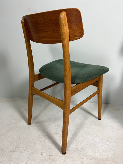 Vintage set of 4 teak chairs Farstrup Denmark 60s