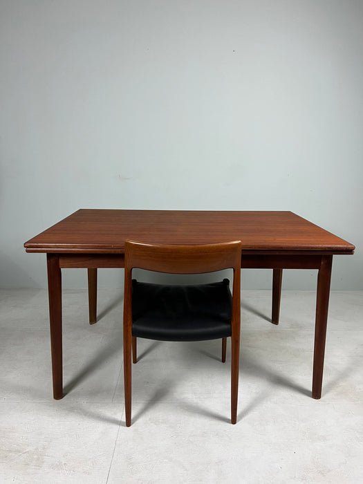 Vintage teak extendable table Denmark 60s