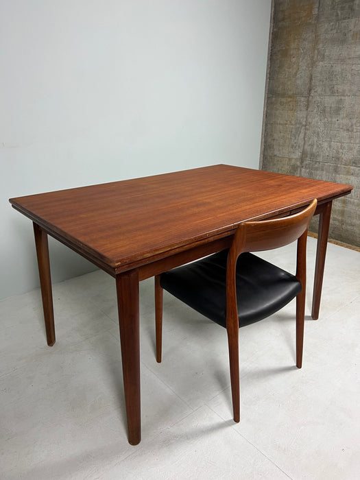 Vintage teak extendable table Denmark 60s