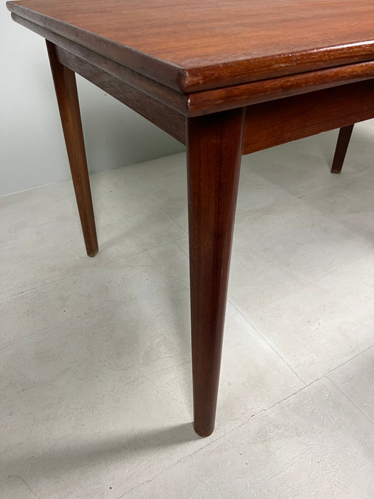 Vintage teak extendable table Denmark 60s
