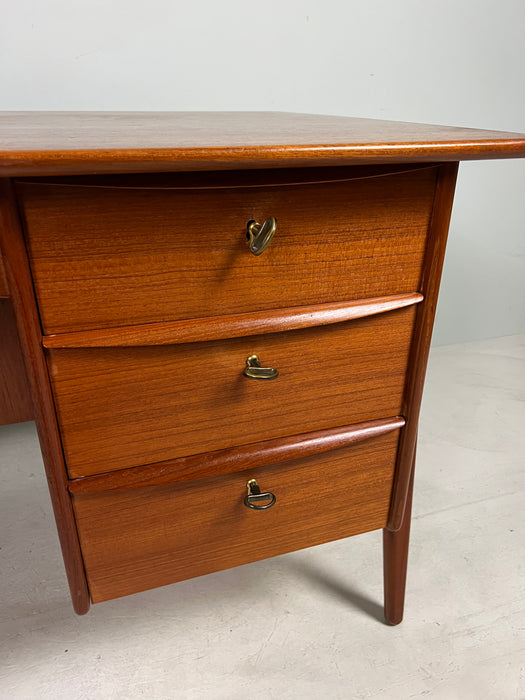 Vintage Schreibtisch Teak Svend Aage Madsen 60er