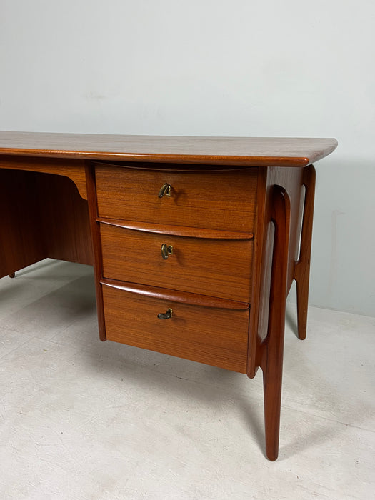 Vintage Schreibtisch Teak Svend Aage Madsen 60er