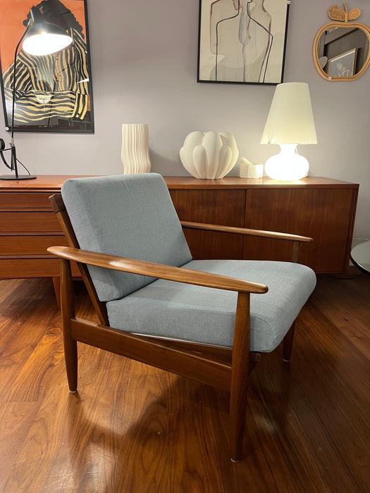 Vintage Armchair Sessel Dänisch Teak 60er Jahre