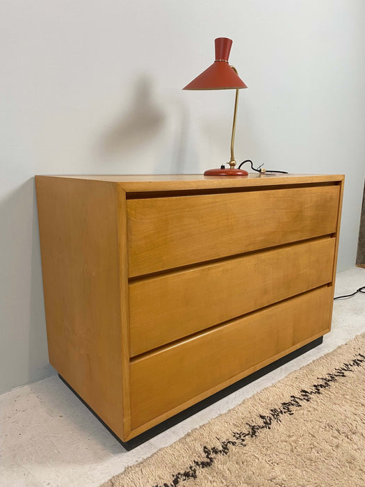 Vintage chest of drawers sideboard design Jürg Bally CH Design 50s