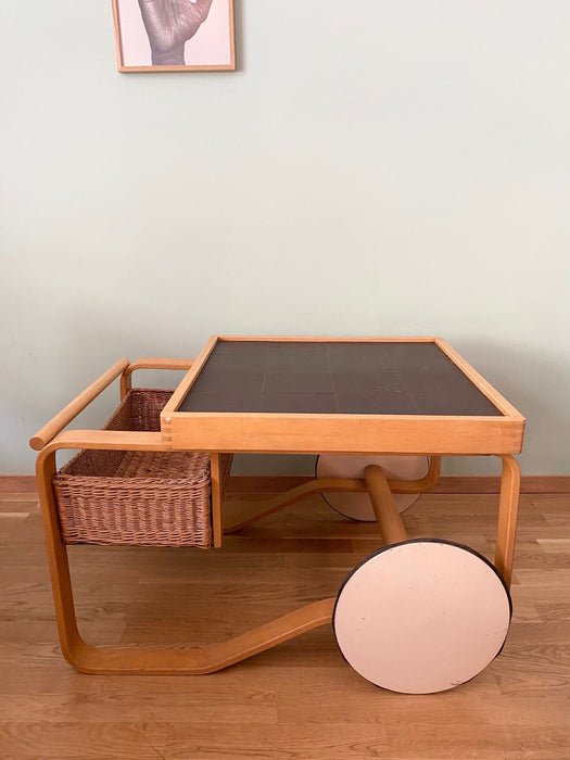 Vintage Alvar Aalto Tea Trolley Barwagen Finnland 50er Jahre Liebhaberstück