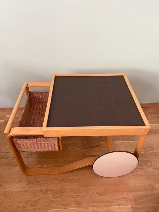 Vintage Alvar Aalto Tea Trolley Barwagen Finnland 50er Jahre Liebhaberstück