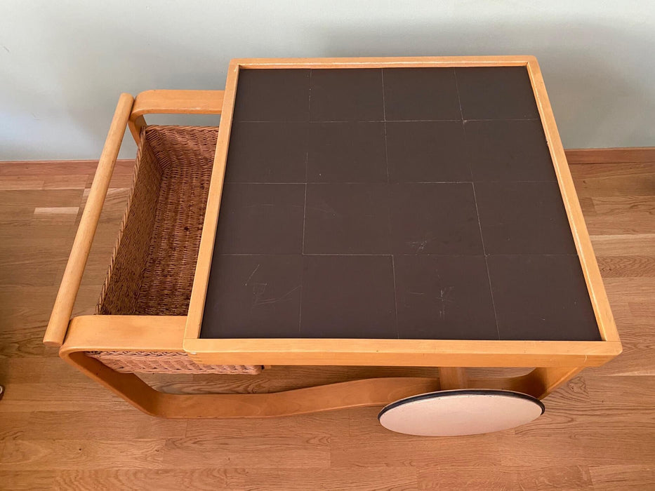 Vintage Alvar Aalto Tea Trolley Barwagen Finnland 50er Jahre Liebhaberstück