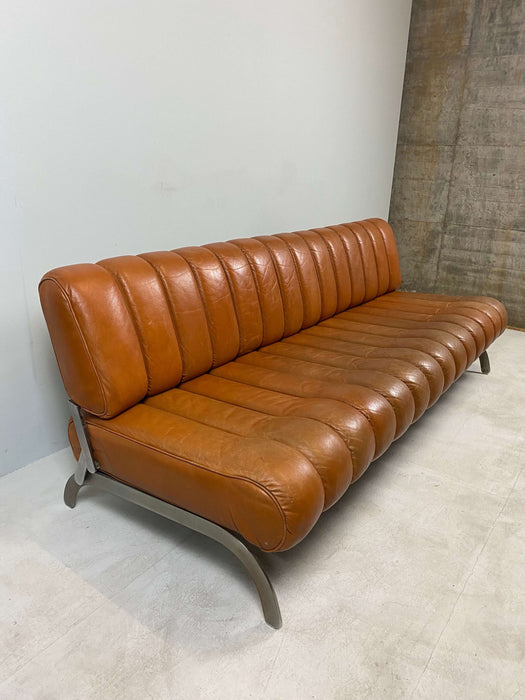 Vintage Karl Wittmann Sofa in Cognac Leder von 1963 Liebhaberobjekt