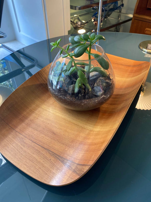 Vintage Schichtholz Holz Wandobjekte Deko Schalen 60er Jahre