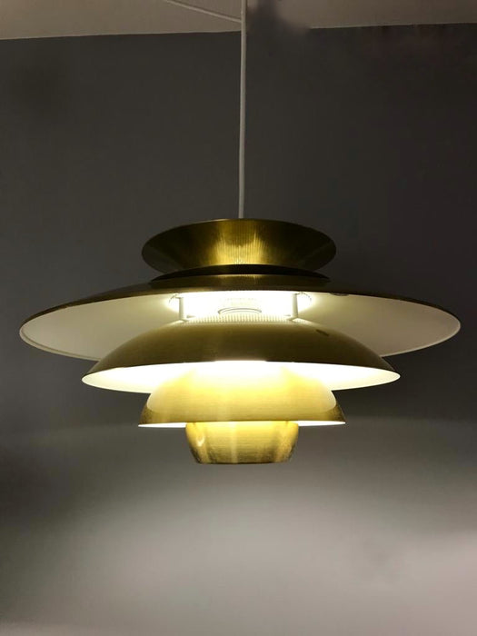 Vintage pendant lamp CORONA by Svend Middelboe 60s
