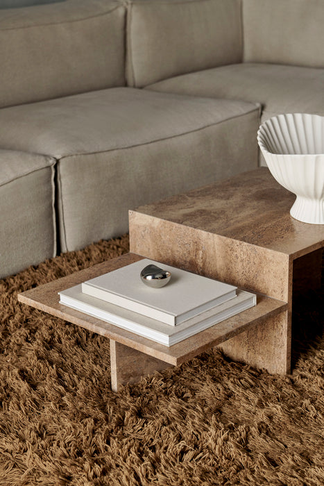 Ferm Living Coffee Table Distinct Travertine