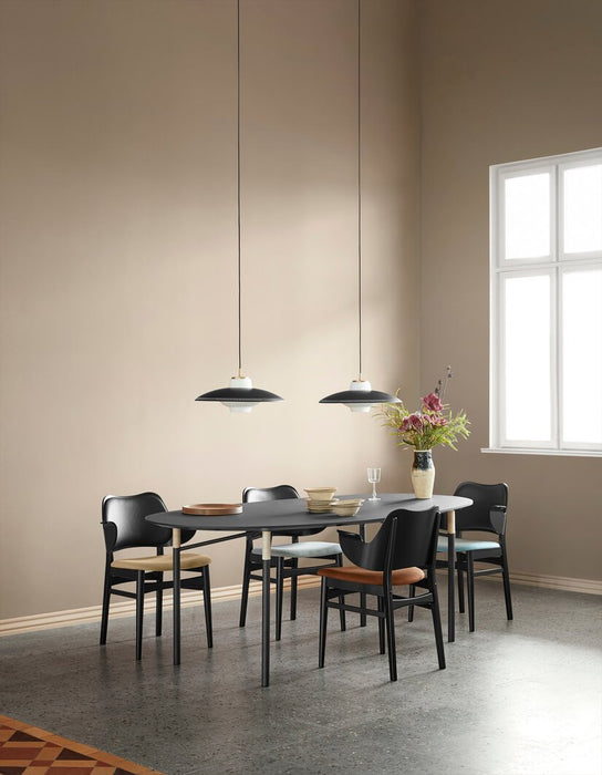 Warm Nordic Opal Shade Pendant Light